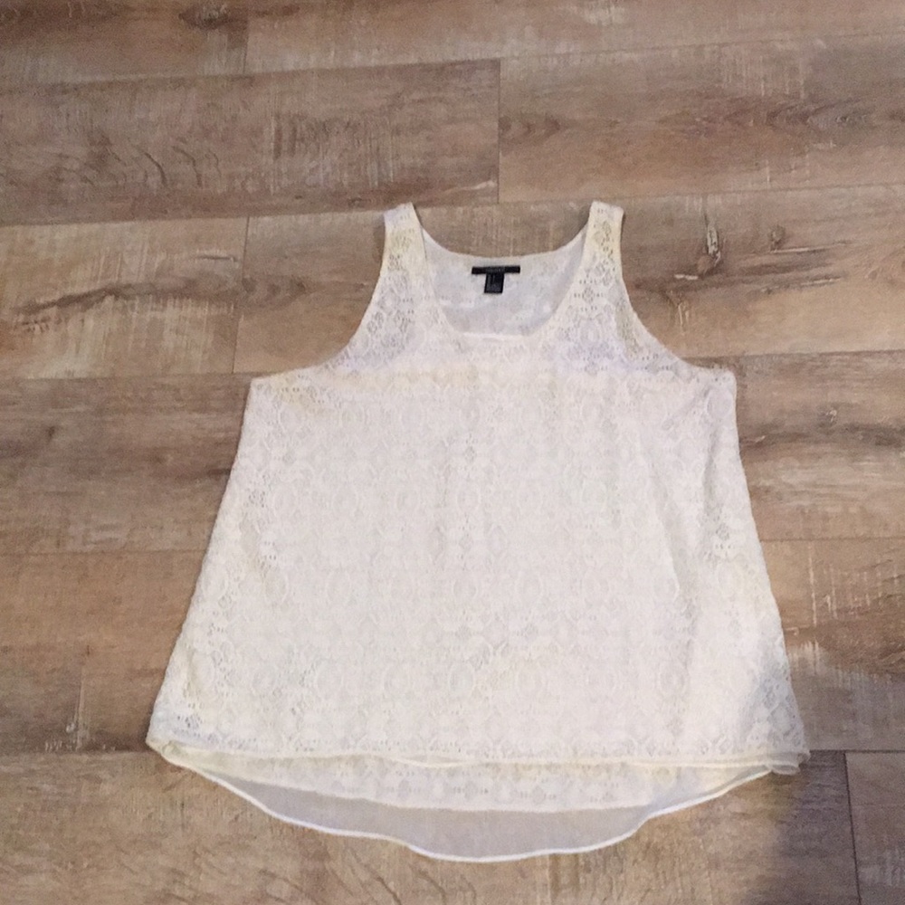 NWOT💫 Forever21 Lined Lace Racerback Tank Top